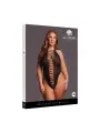 JORDAN - OPEN WORK BODY - QUEEN SIZE - BLACK