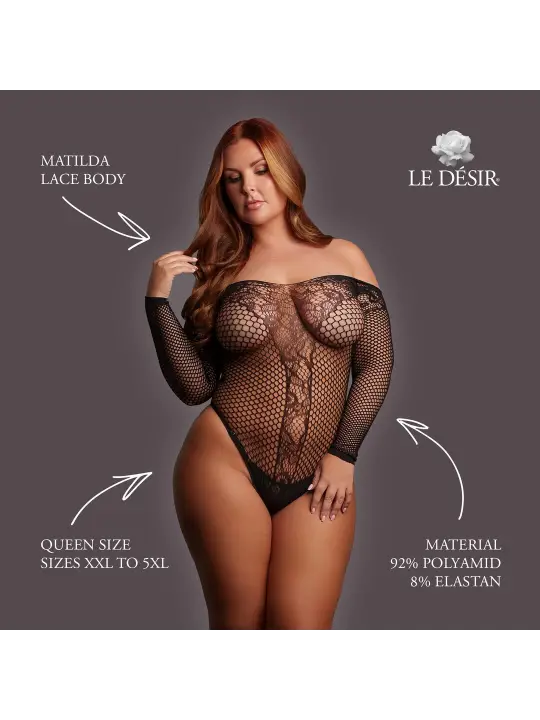 MATILDA - LACE BODY - QUEEN SIZE