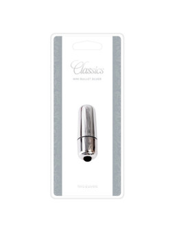 MINI BALA VIBRATÓRIA BULLET PRATEADA