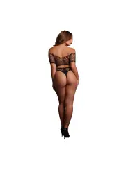 MELIA - OPEN WORK SET - ONE SIZE - BLACK