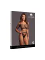 MELIA - OPEN WORK SET - ONE SIZE - BLACK