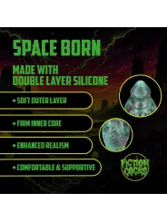 SPACE BORN - EGG PLUG - GREEN/BLACK