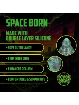SPACE BORN - EGG PLUG - GREEN/BLACK
