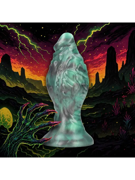 SPACE BORN - EGG PLUG - GREEN/BLACK