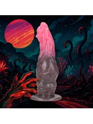 HELLSPAWN - SILICONE DILDO - RED/BLACK