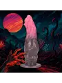 HELLSPAWN - SILICONE DILDO - RED/BLACK