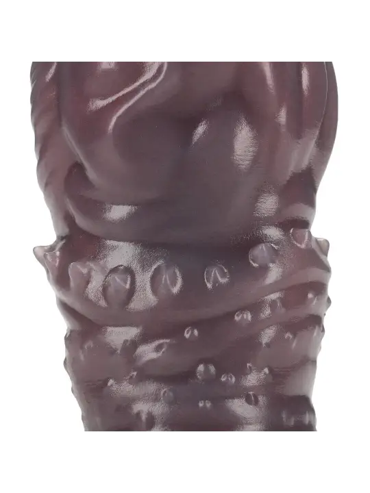 HELLSPAWN - SILICONE DILDO - RED/BLACK
