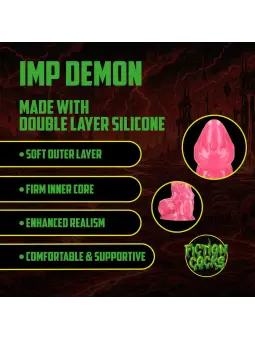 IMP DEMON - SILICONE DILDO - RED