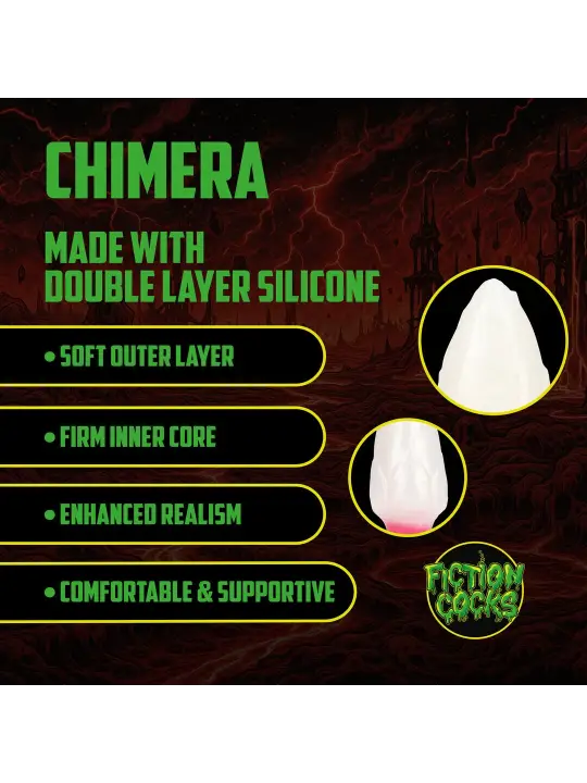 CHIMERA - EGG PLUG - WHITE/RED