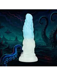 VEIN MASTER - SILICONE DILDO - BLUE/WHITE