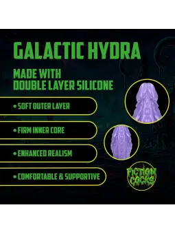 GALACTIC HYDRA - SILICONE DILDO - PURPLE/BLUE