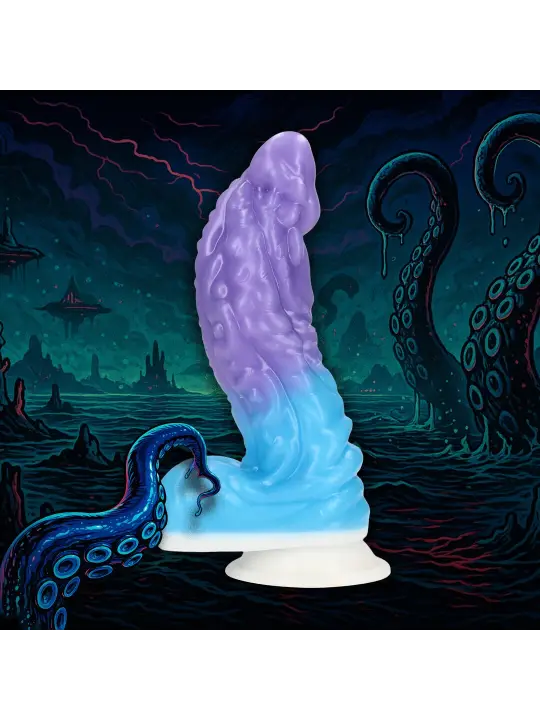 GALACTIC HYDRA - SILICONE DILDO - PURPLE/BLUE