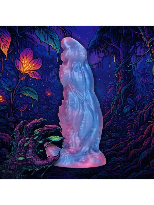 GALACTIC NIGHT FIEND - SILICONE DILDO - PURPLE