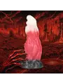SPACE NIGHT FIEND - SILICONE DILDO - RED/WHITE