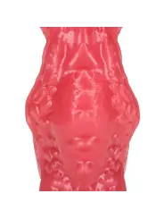SPACE NIGHT FIEND - SILICONE DILDO - RED/WHITE