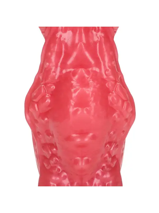 SPACE NIGHT FIEND - SILICONE DILDO - RED/WHITE
