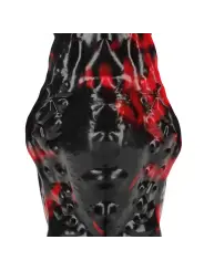 HELL NIGHT FIEND - SILICONE DILDO - RED/BLACK