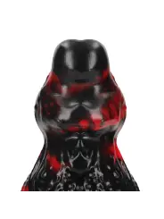 HELL NIGHT FIEND - SILICONE DILDO - RED/BLACK