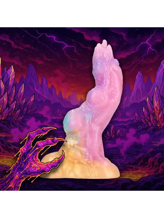 RAINBOW INVADER - SILICONE DILDO - RAINBOW