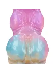 RAINBOW INVADER - SILICONE DILDO - RAINBOW