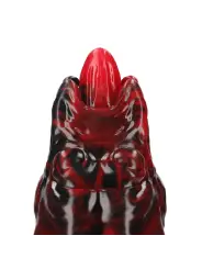 HELL INVADER - SILICONE DILDO - RED/BLACK