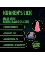 KRAKEN'S LICK - SILICONE DILDO - BLUE/RED