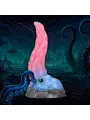 KRAKEN'S LICK - SILICONE DILDO - BLUE/RED