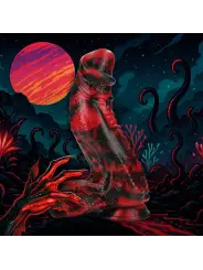 DARK LYCAN SPAWN - SILICONE DILDO - RED/BLACK