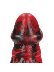 DARK LYCAN SPAWN - SILICONE DILDO - RED/BLACK