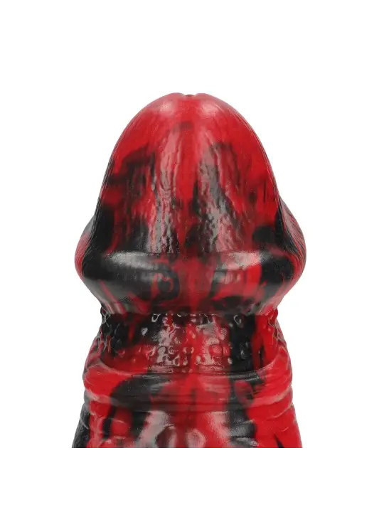 DARK LYCAN SPAWN - SILICONE DILDO - RED/BLACK