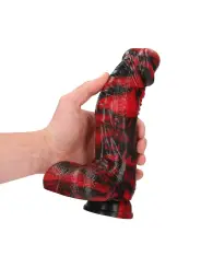 DARK LYCAN SPAWN - SILICONE DILDO - RED/BLACK