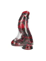 DARK LYCAN SPAWN - SILICONE DILDO - RED/BLACK