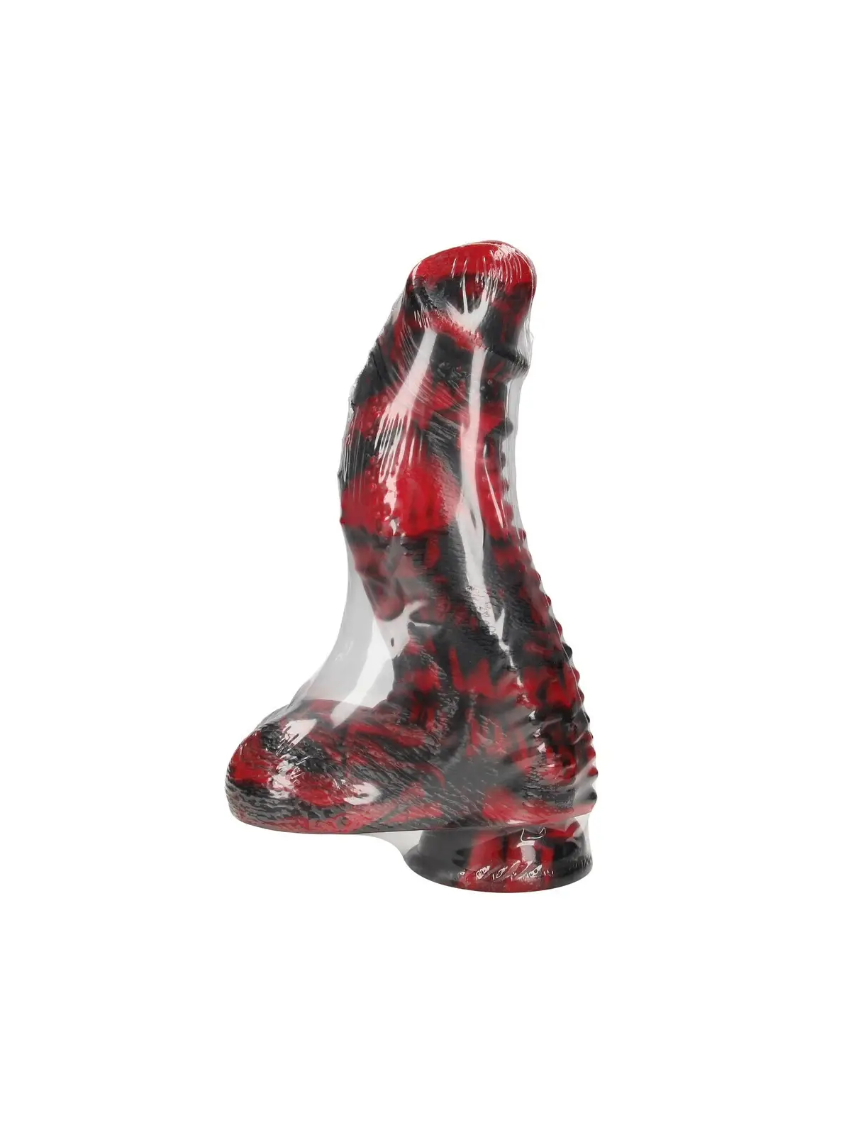 DARK LYCAN SPAWN - SILICONE DILDO - RED/BLACK