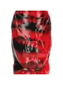 DEMON MASTER - SILICONE DILDO - RED/BLACK