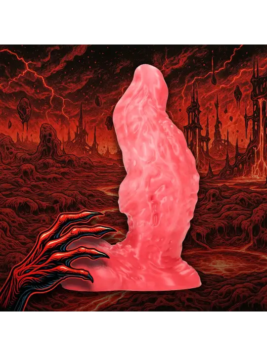 HELL RAVAGER - SILICONE DILDO - RED