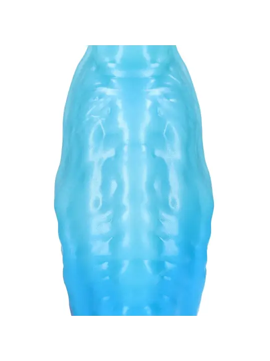AQUATIC RAVAGER - SILICONE DILDO - BLUE