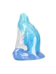 AQUATIC RAVAGER - SILICONE DILDO - BLUE