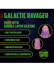 GALACTIC RAVAGER - SILICONE DILDO - PURPLE