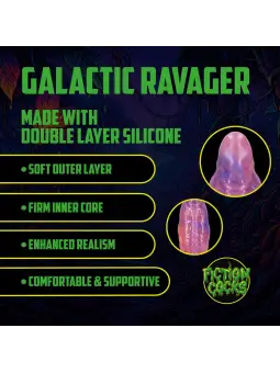 GALACTIC RAVAGER - SILICONE DILDO - PURPLE