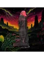 INFERNAL DEMON - SILICONE DILDO - RED/BLACK