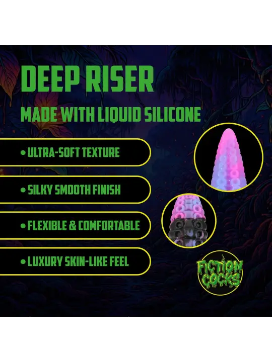 DEEP RISER - SILICONE DILDO - PURPLE