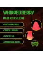 WHIPPED BERRY - SILICONE BUTT PLUG - RED/YELLOW