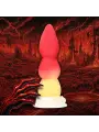 WHIPPED BERRY - SILICONE BUTT PLUG - RED/YELLOW