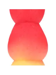 WHIPPED BERRY - SILICONE BUTT PLUG - RED/YELLOW