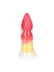 WHIPPED BERRY - SILICONE BUTT PLUG - RED/YELLOW