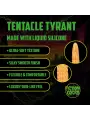 TENTACLE TYRANT - ANAL SNAKE - 21.7 / 55 CM - GOLDEN