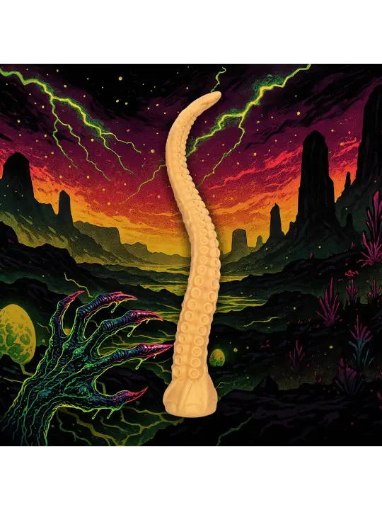 TENTACLE TYRANT - ANAL SNAKE - 21.7 / 55 CM - GOLDEN