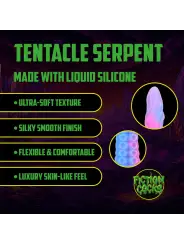 TENTACLE SERPENT - ANAL SNAKE - 19.7 / 50 CM - PURPLE/BLUE