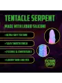 TENTACLE SERPENT - ANAL SNAKE - 19.7 / 50 CM - PURPLE/BLUE