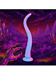 TENTACLE SERPENT - ANAL SNAKE - 19.7 / 50 CM - PURPLE/BLUE